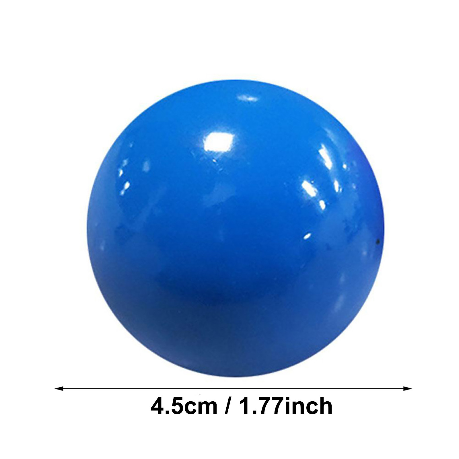 4pc Stick Wall Ball Glowing Globbles Fidget Toy Squash Xmas Sticky Target Ball Stress Ball Decompression Throw Novelty Kids Gift