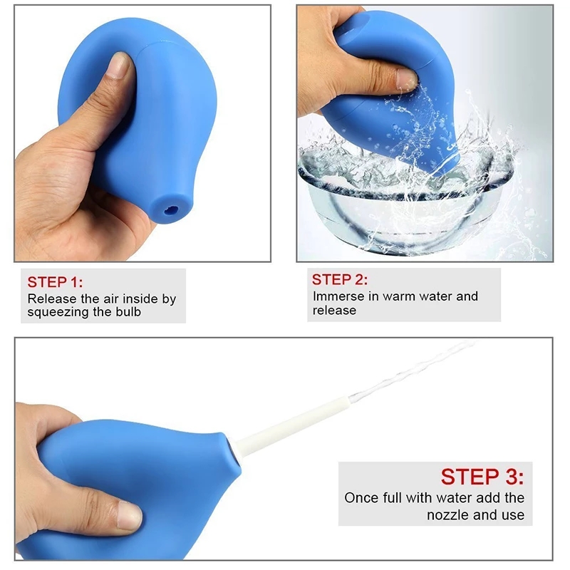3 types Large Capacity Feminine Hygiene Anal Cleaner Rectal Enemator Enema Syringe Stream Douche Enema Colon System Cleaning