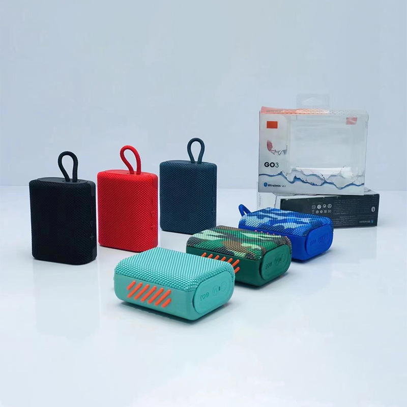 JBL Go3 Wireless Bluetooth-conpatib Speaker Portable Waterproof Speaker Outdoor Speakers Sport Bass Sound 5 Hour Battery Speaker