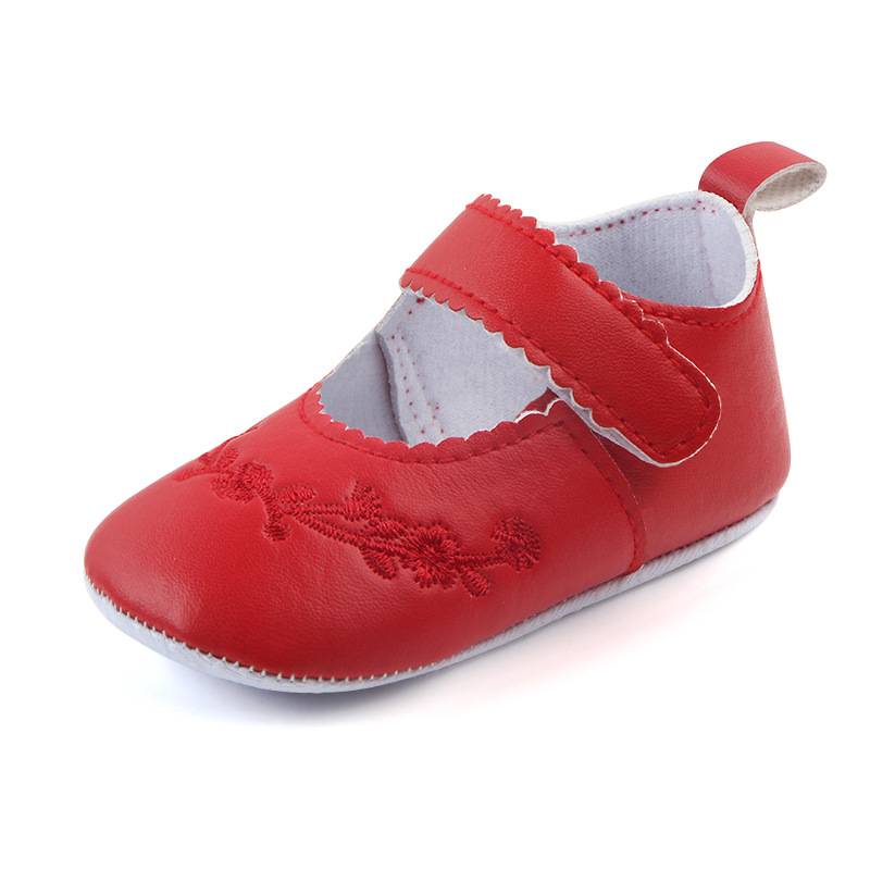 Baby Girls Kids Shoes Non-Slip Flower Toddlers First Walkers Newborn Infantil Princess Floral Boys Embroidery Bebes