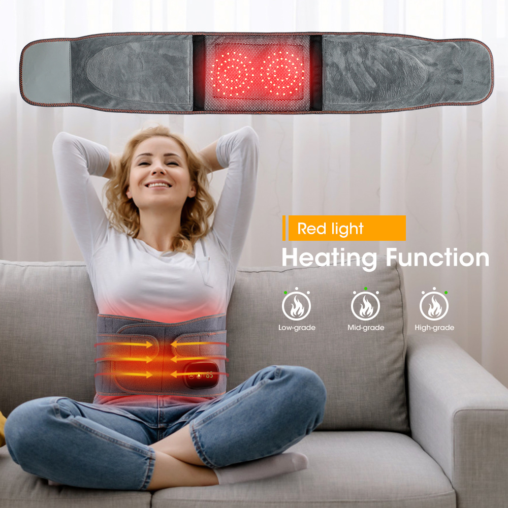 New electric heating massage belt protection mugwort red light heating belt large capacity battery abdomen warming palace treasu
