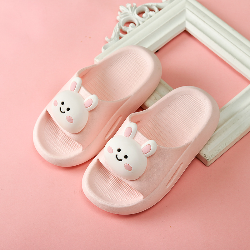 New Children's Slippers Summer Cartoon Soft Bottom Comfortable Girls Sandals Home Bathroom Baby Shoes