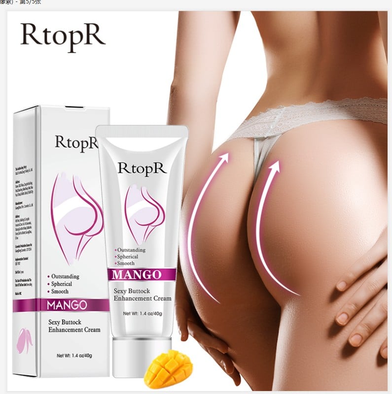 RtopR 40g Natural Mango Buttock Enhancement Cream Effective Lifting & Firming Hip Butt Sexy Abundant Buttocks Body Cream