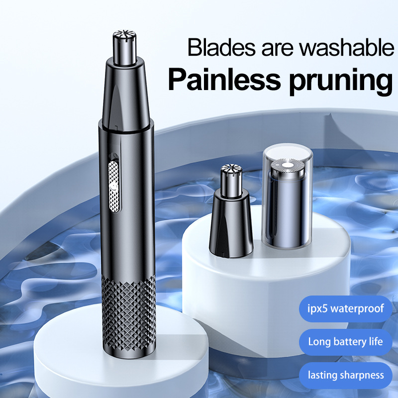 Nose Hair Trimmer USB Charging New Electric Portable Men Mini Nose Hair Trimmer