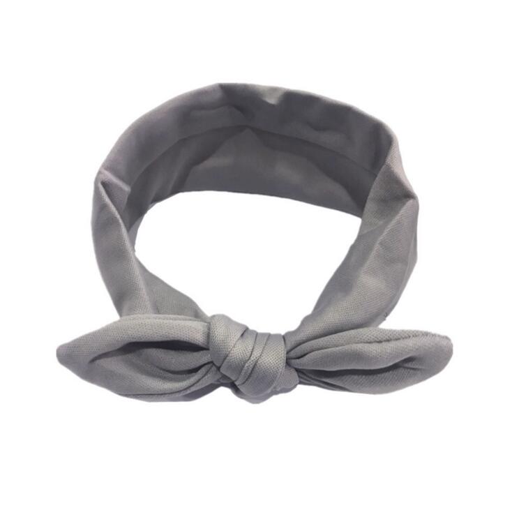 Hot selling children's hairband with elastic cloth rabbit ears hair ornaments headwear