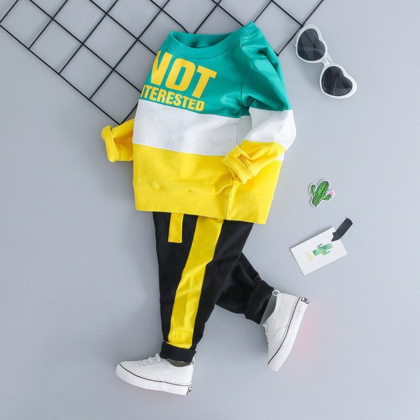 Baby Girl Boy Clothing Sets Infant Clothes Suits Casual Sport T Shirt Pants Kid Child Clothes Suits