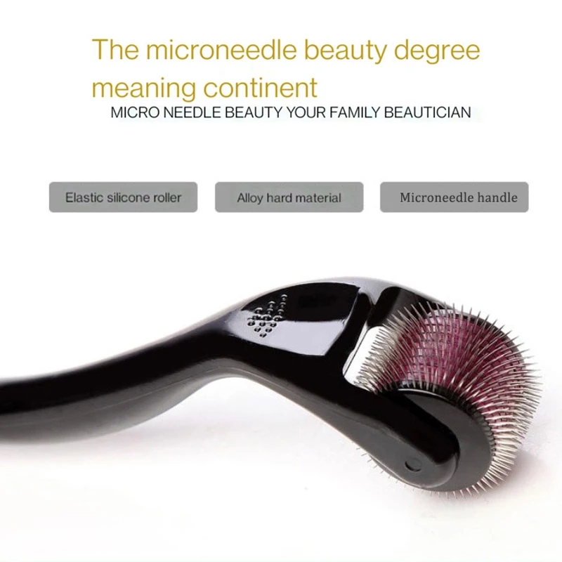 540 derma roller pure microneedling0.2/0.25/0.3mm Length titanium dermoroller microniddle roller for face skin care treatment