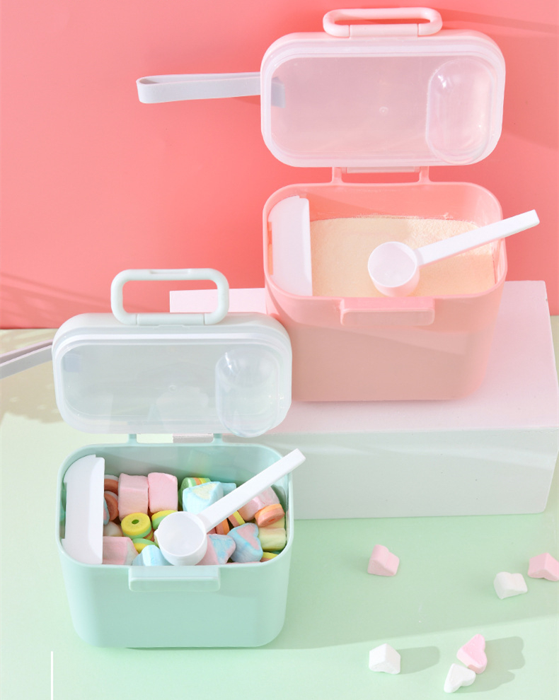 New Baby Milk Powder Portable Baby Food Storage Box Essential Cereal Infant Milk Powder Box Toddle Snacks Container &