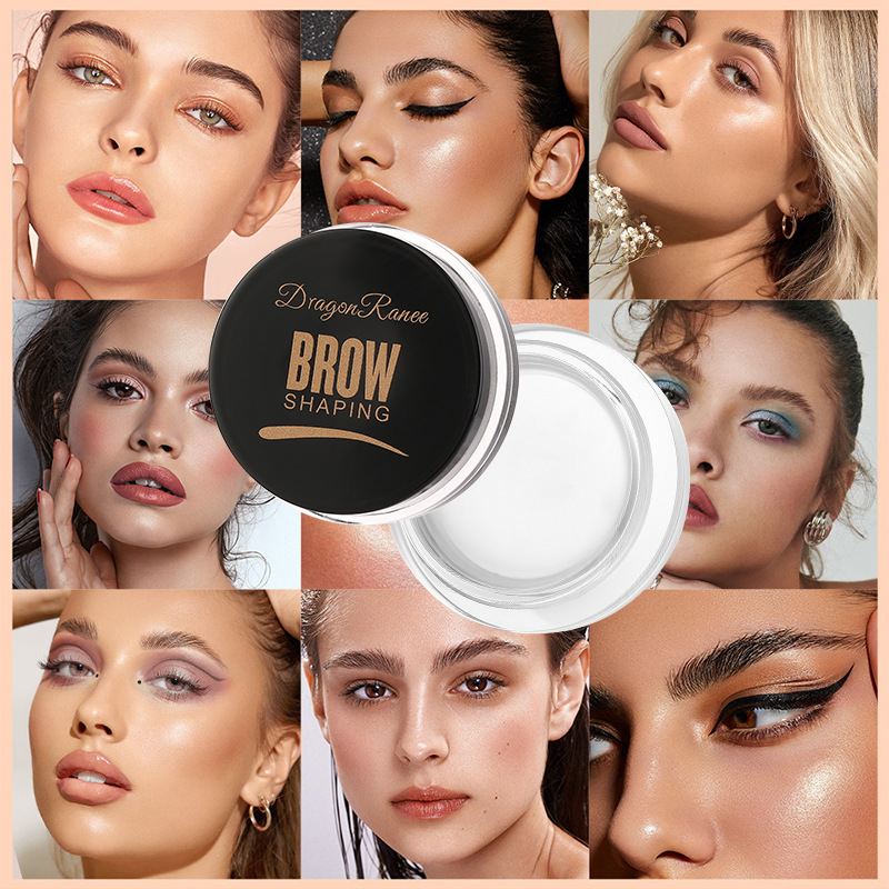 Wild eyebrow cream, non smudging, styling eyebrow pencil, gel hair styling cream, solid glue soap, wax eyebrow cream