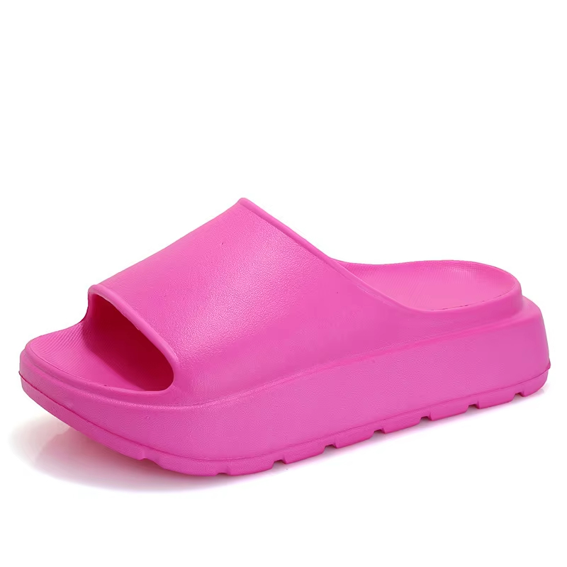 Summer Beach Thick Sole Eva Slippers Women Thick Platform Indoor Home Slides Woman Lightweight Non Slip Bathroom Flip Flops 2024