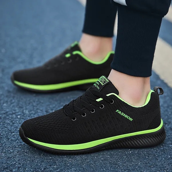 Men Running Walking Knit Shoes Women Fashion Casual Sneakers Breathable Sport Athletic Gym Lightweight