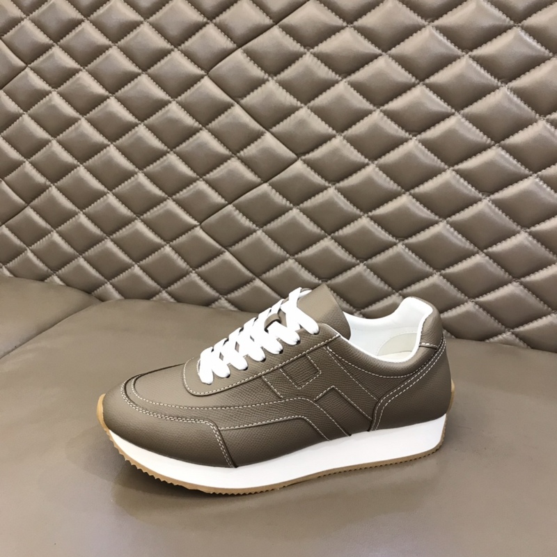 Hermes sneakers Men's and women's shoes Running shoes Low-top casual shoes Soft sole sports shoes Twill canvas shoes 38-44
