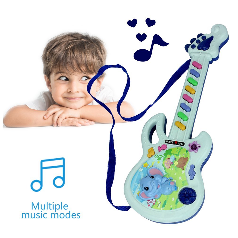 Funny Ukulele Musical Instrument Kids Guitar Montessori Toys for Children School Play Game Education Christmas Birthday Gift