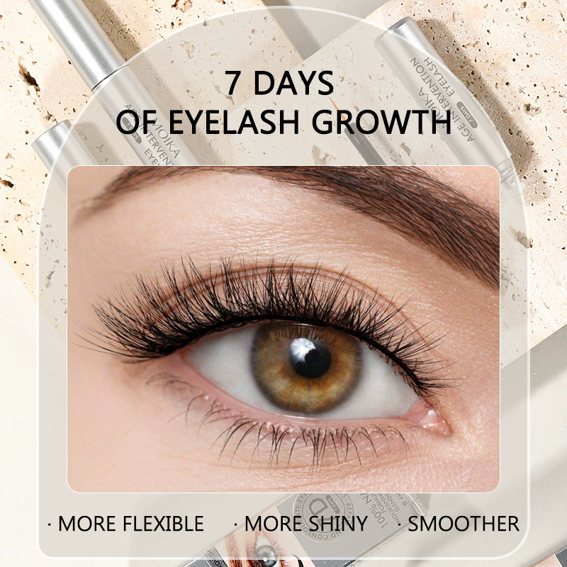 1PC Eyelash nutrition Solution thick, slender, long, nourishing and nourishing eyelash base repair natural transparent Serum 4ml