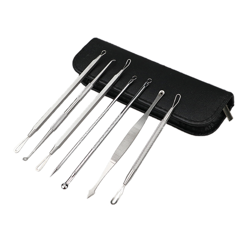 Stainless Steel Extractor Blackhead Remover Needles Acne Pimple Blemish Treatments Face Skin Care Beauty Tools