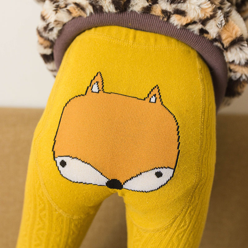 Kid Girl Tights Baby Stockings Autumn Winter Warm Children Pantyhose Cotton Pants Multicolor Color Cute Girls Trousers Leggings
