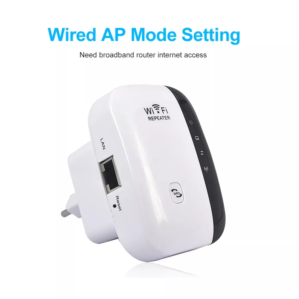 300Mbps WiFi Repeater WiFi Extender Amplifier WiFi Booster Wi Fi Signal 802.11N Long Range Wireless Wi-Fi Repeater Access Point