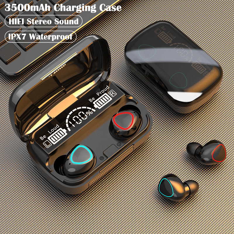 2023 NewUprade Bluetooth Earphones Wireless Earphones TWS Waterproof Earbuds Earpods With Charging Box Power Bank For All Phones