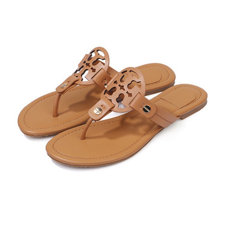 US TB size new sandals for women's summer wear, flat bottomed beach slippers for women's flip flops