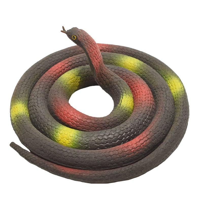 Soft Rubber Toy 75cm Snake Safari Garden Props Joke Prank Gift Novelty And Gag Playing Jokes Toys