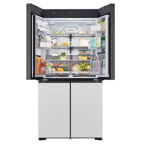 LG 617L MOODUP FRENCH DOOR LUX GRAY-LUX WHITE FRIDGE