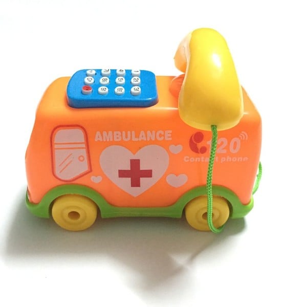 Aby Toys Music Cartoon Bus Phone Educational Developmental Kids Toy Gift