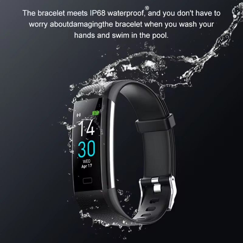 Men's Sports Wristbands Women Bracelet Temperature Measurement Blood Pressure Fitness Heart Rate Pedometer Smart Bracelet Watch