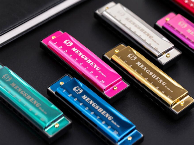 10-hole Harmonica Harmonica Educational Musical Instrument Beginner Teaching Playing Gift Copper Resin Harmonica Core