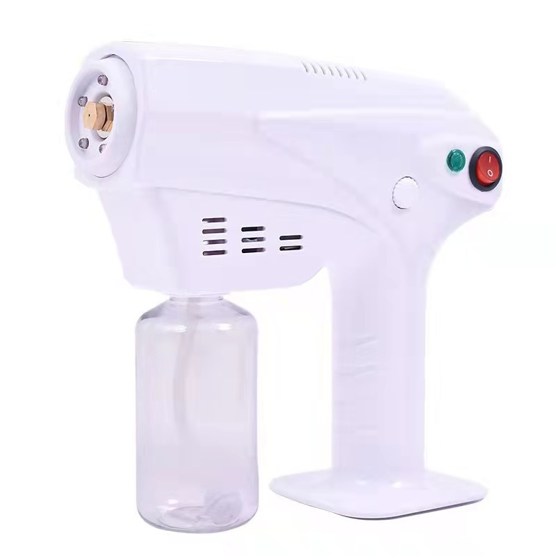 Multifunction Blue Nano Hair Steamer Nano Steam Gun Home Use Hair Coloring Care Tool Hair Spray Sanitizing Spray Fogger