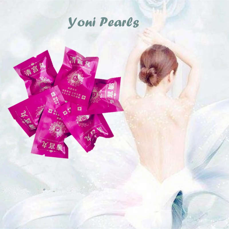 50PCS Yoni Pearls Chinese Medicine Swabs Vaginal Tampon Toxins Gynaecology Pads Feminine Hygiene Tampons Clean Point