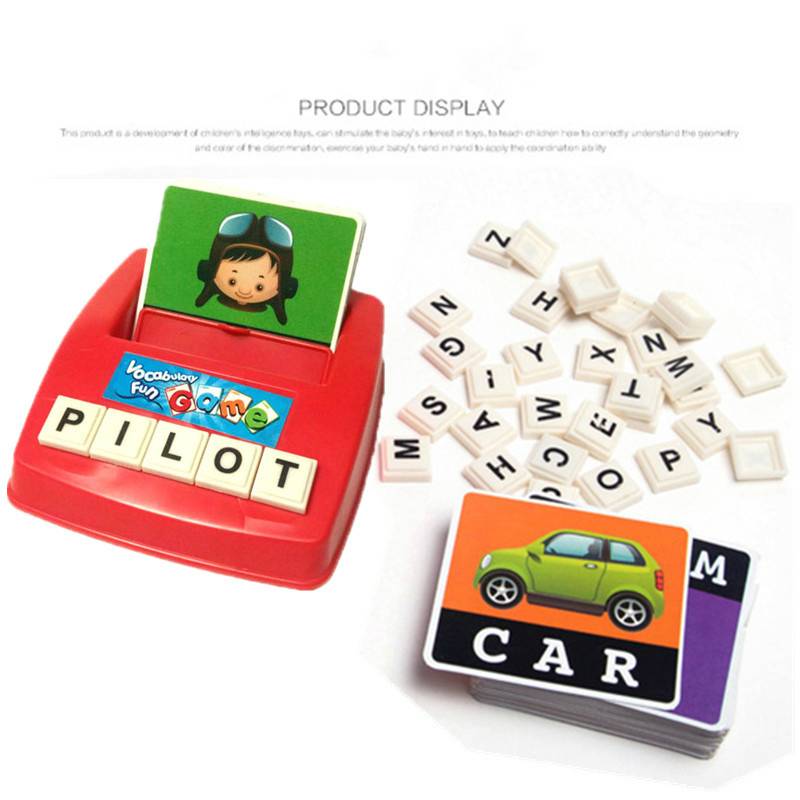 Children Toys Fun Learning English Spell Word for Early Childhood Educational