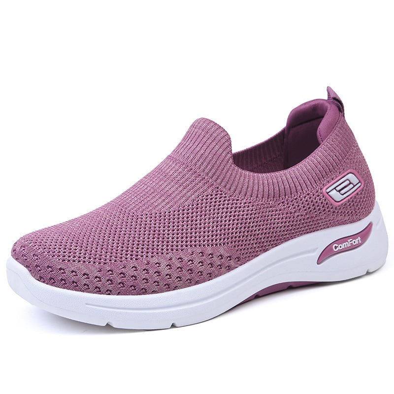 Fashion Women Running Flats Breathable Casual Outdoor Light Weight Sports Shoes Walking Sneakers Spring Fashion