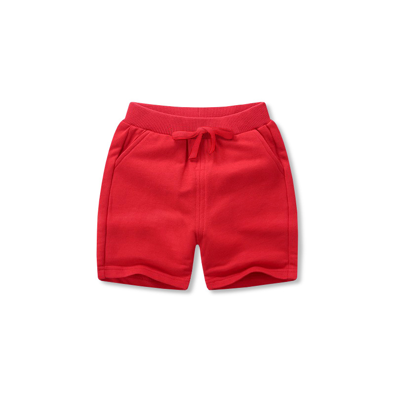 Children's solid color pants 2025 new boys and girls casual cotton pants manufacturers spot summer children's shorts