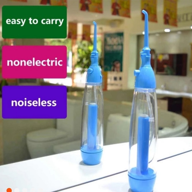 Manual mouth flosser Manual tooth rinser oral false tooth cleaner Dental Water Jet Portable tooth cleaning Manual tooth cleaner