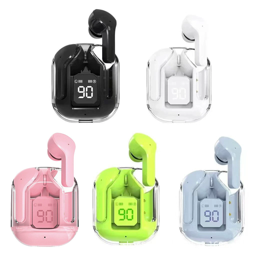 Air31 Digital Display Wireless Bluetooth Headphone Sports Music in-Ear Noise Cancelling Earphone