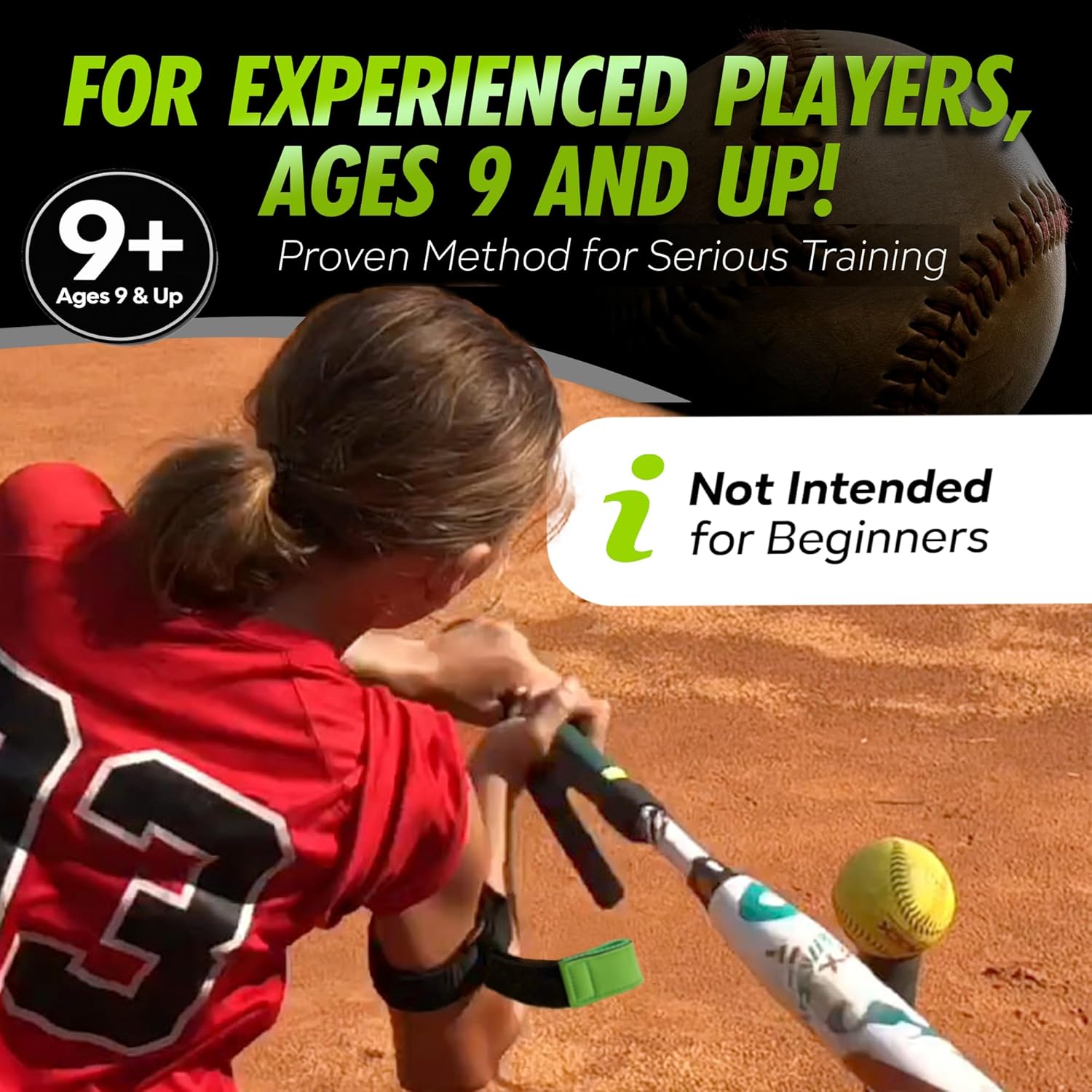 SWINGRAIL Baseball/Softball Hitting Trainer – Swing Trainer Aid for Batting & Hitting Practice – Baseball Training Equipment to Improve Bat Speed, Swi