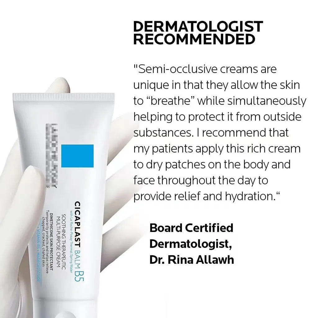 100ml La Roche Posa Cicaplast B5+ Moisturizer Repair Cream Soothes Redness Itching Nourishes Improve Skin Sunscreen Cream