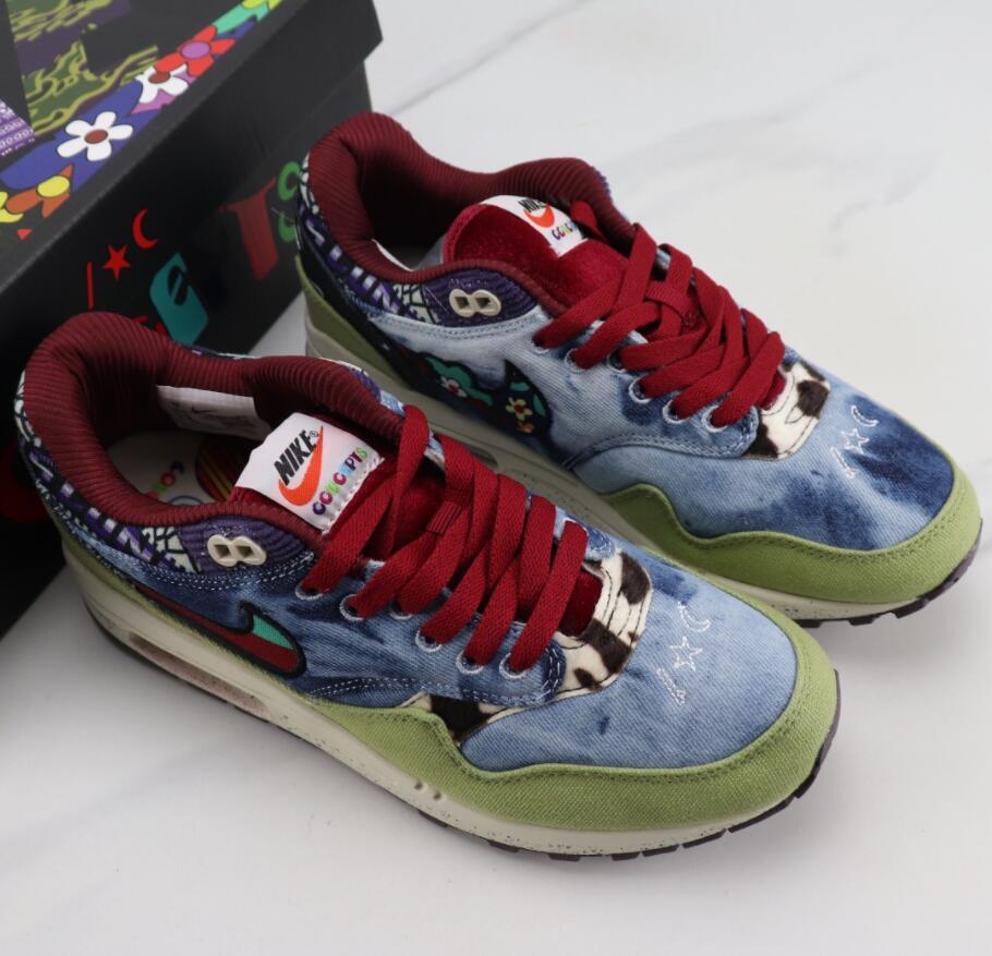 Nike Air Max 1 Co-Branded '87: Limited Edition Lightweight Running Shoes with Breathable Air Cushioning and Non-Slip Sole