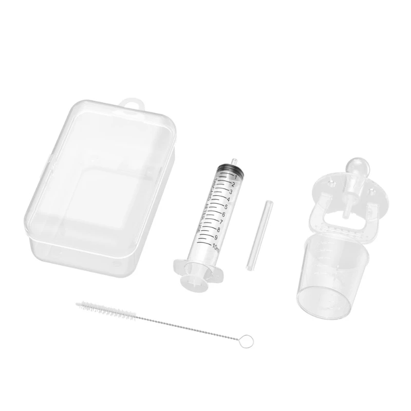Baby Dropper Dispenser Transparent Pacifier Smart Medicine Dispenser Needle Feeder Squeeze Medicine Kids Feeding Utensils