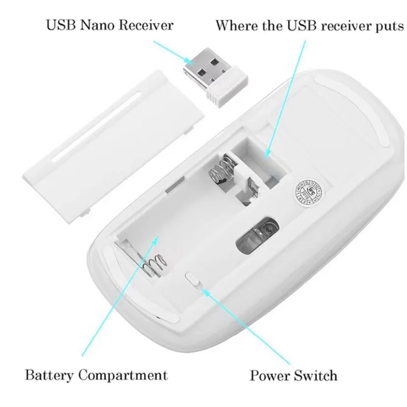 2.4G Wireless Keyboard and Mouse Protable Mini Keyboard Mouse Combo Set For Notebook Laptop Mac Desktop PC Computer Smart K908