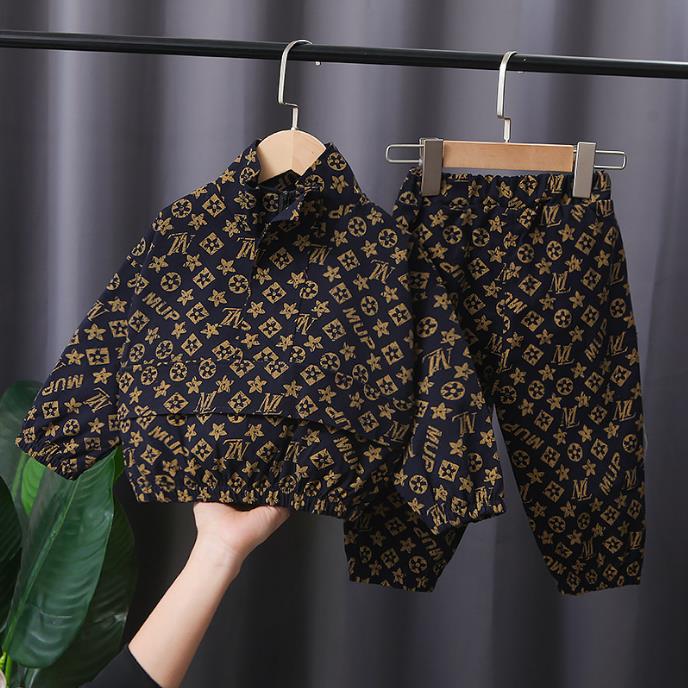 New Autumn Fashion Clothes Kids Boys Girl Cartoon Hoodies Pants 2pcs/set Spring Children Toddler Costume Infant Casual Tracksuit