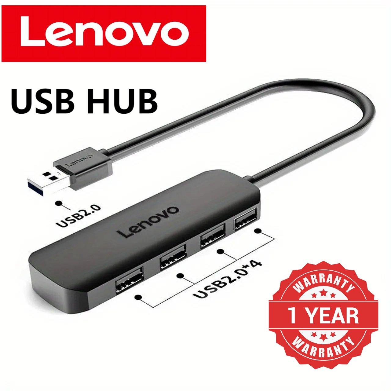 Lenovo ThinkPlus USB Expander Multi-interface Converter Plug Multi-port Typec Expansion Dock Hub Splitter Expansion Dock