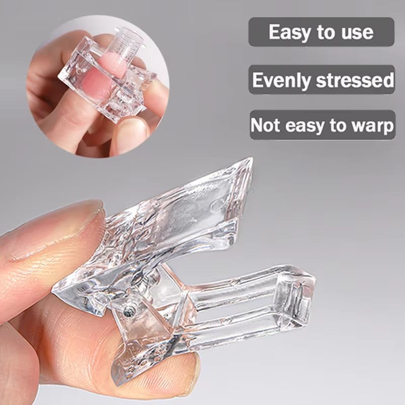 1pcs/set Acrylic Nail Clip Gel Polish Quick Building Tips Clip Finger Nail Gel Polish Extension UV Lamps Manicure Nail Art Tool