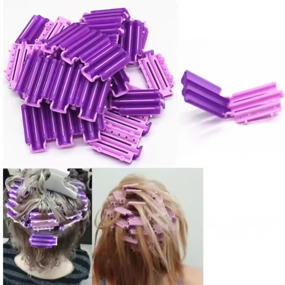 36PCS Reusable Perm hair clip corn Hair curl rod wave Hair Fluffy Clamps Hairdressing DIY curler Styling tools