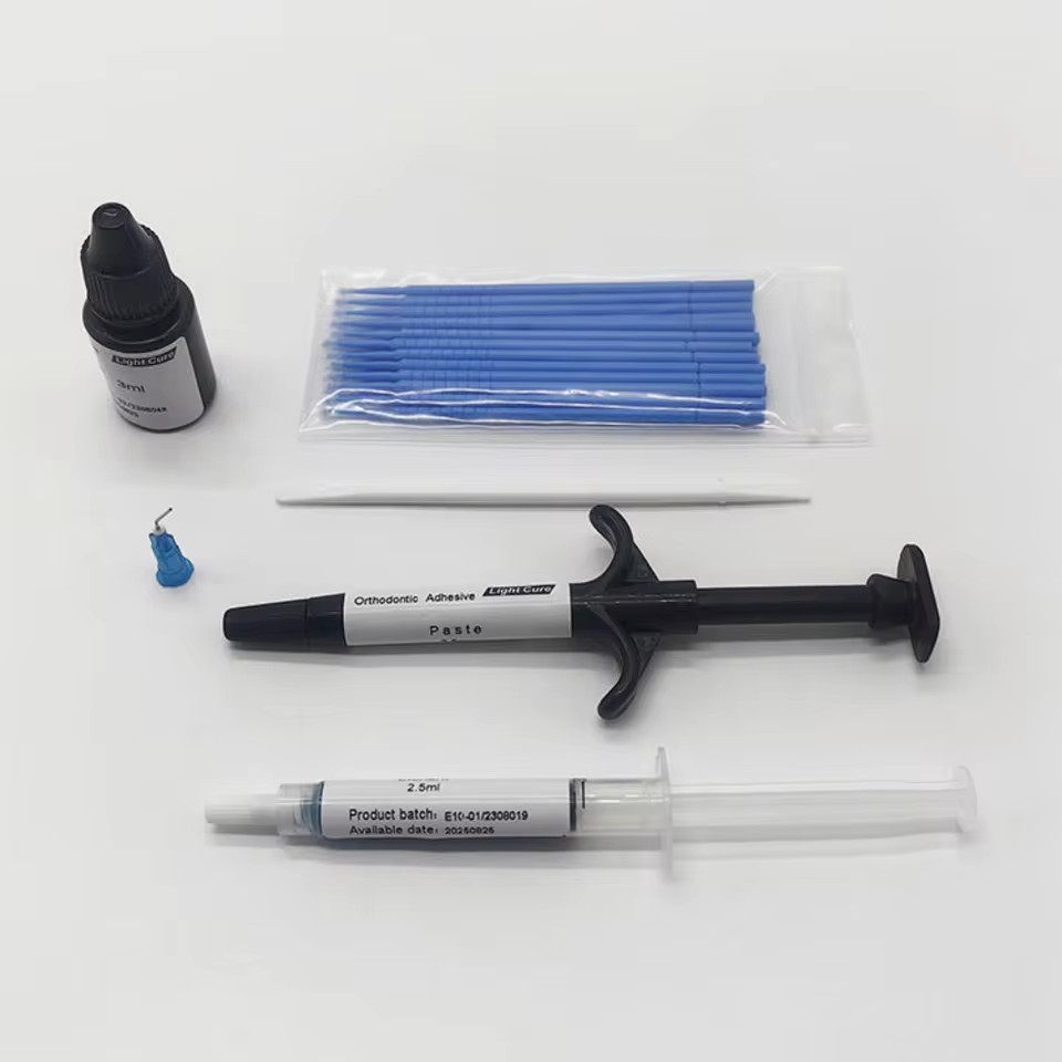 1PC English Version Dental Enamel Adhesive Chemical Curing Light Curing Adhesive