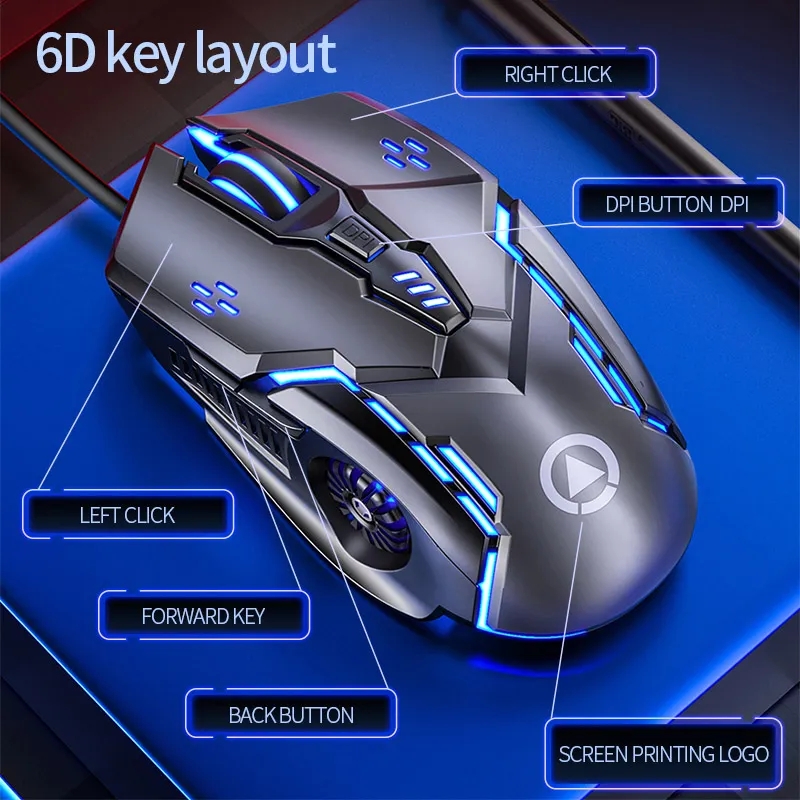 G5 Gaming Wired Mouse Mechanical Mice Computer Accessories