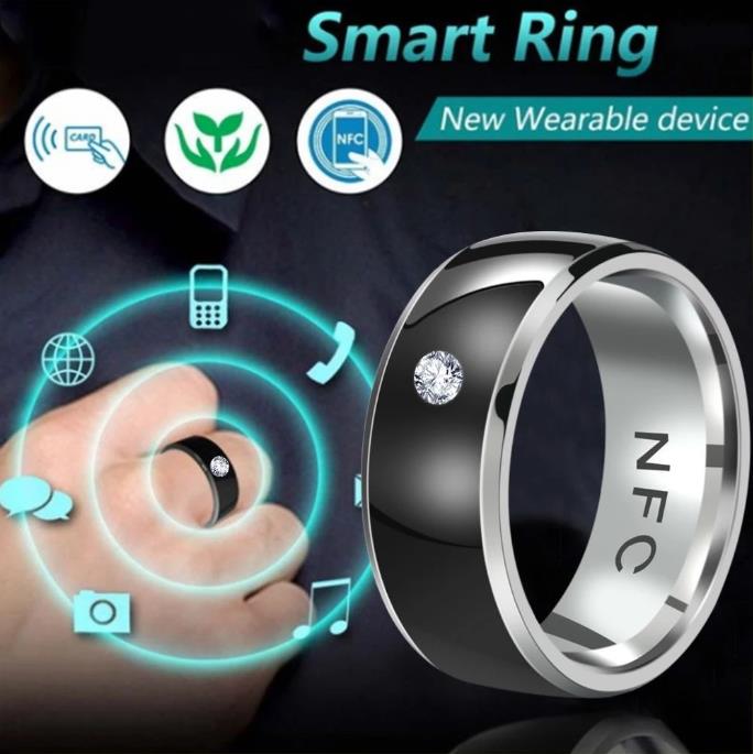 NFC Multifunctional Finger Ring Intelligent Wearable Connect Android Phone Equipment Waterproof Smart Technology Ring Jewelry