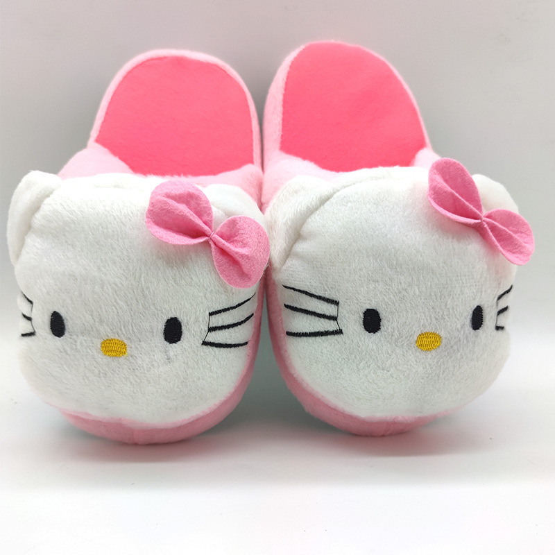 Cartoon Couple Home Slippers New Century Evangelical Soldier Plush Slippers Rei Ayanami Animation Autumn Winter Cotton Slipper
