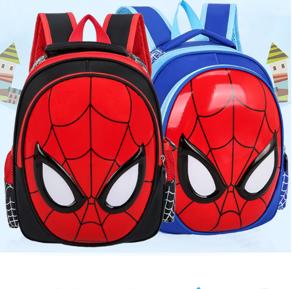 3D3-6 Year Old School Bags For Boys Waterproof Backpacks Child Spiderman Book bag Kids Shoulder Bag Satchel Knapsack