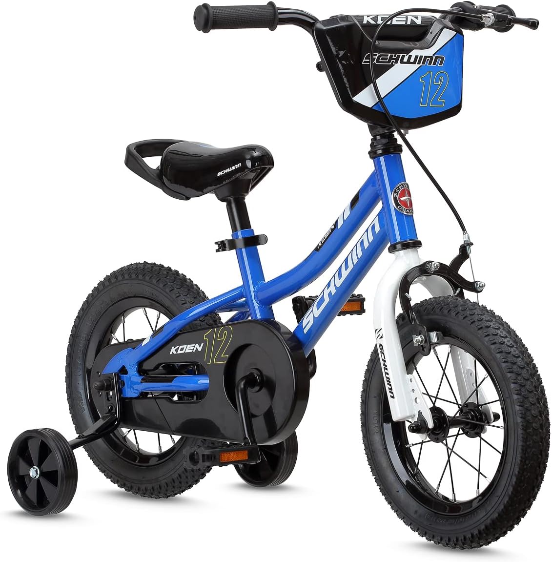 Schwinn Koen Bike, 12 Inch Bike for Kids Ages 2-4, SmartStart Ergonomic Design for Kids, Adjustable Seat Grows with your Child, Rear Coaster Brake and